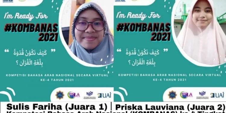 Raih Peringkat 1 dan 2, Santriwati Ponpes Al-Mukhlishin Lanjut KOMBANAS ke-4 Tingkat  Provinsi