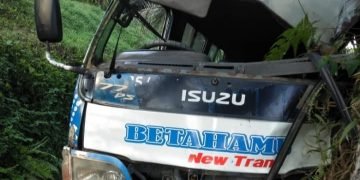 Laka Tunggal, Penumpang Bus Betahamu Meninggal Dunia