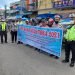 Kanit Lantas Polsek Medan Area Iptu M.Simanjuntak Pimpin Operasi Patuh Toba 2021
