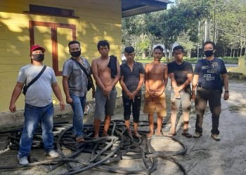 Kawanan Pencuri Kabel Listrik di Bekuk