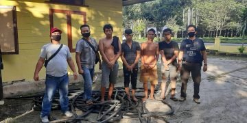 Kawanan Pencuri Kabel Listrik di Bekuk