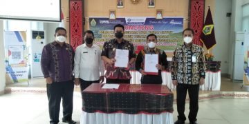 Bupati Samosir Launching Pembayaran Non Tunai Berbasis QRIS