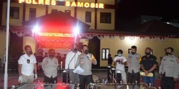 Tekan Kriminal, Polres Samosir Sapu Bersih Perjudian & Prostitusi