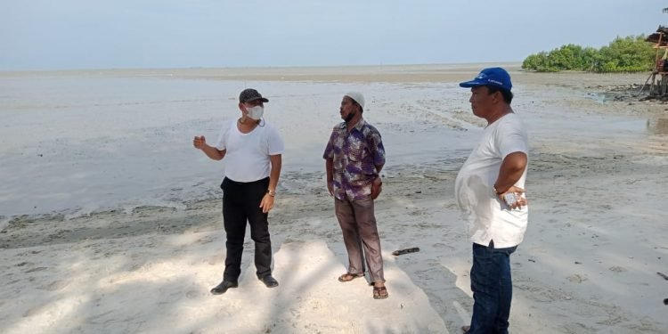 Ketua Kadin Batubara Tinjau Pantai Sejarah, Destinasi Mangrove Park Kabupaten Batubara