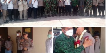Pelepasan Kapolsek Percut Sei Tuan dan Kanit Reskrim Diselimuti Suasana Haru