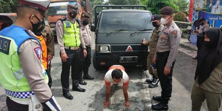 Pemko Tanjung Balai Bersama Polri dan TNI Lakukan Ops Yustisi Guna Tingkatkan Pendisiplinan Prokes Cegah Covid 19