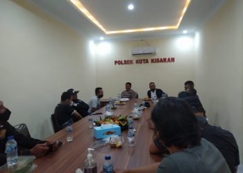 Guna Dukung PRM Kapolsek Kota Kisaran Ajak Awak Media Dukung Program Kerja Kapolres
