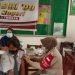 Polres Asahan Laksanakan Vaksinasi Massal Di Empat Lokasi Kepada 3400 Orang Pelajar