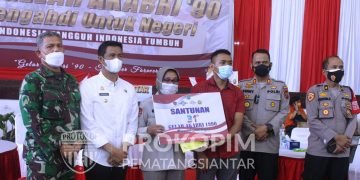 Wali Kota Pematangsiantar Hadiri Acara Penyampaian Peran Tokoh Agama dalam Membina Kerukunan Pada Masa Pandemi Covid-19 di Kota Pematangsiantar