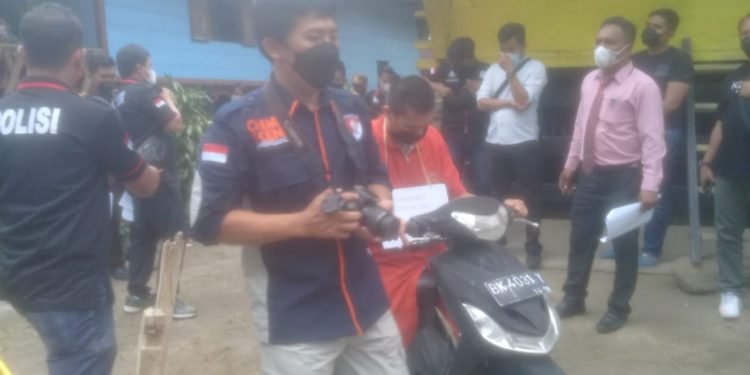 Rekonstruksi Pembunuhan Janda Tua di Tomok Digelar
