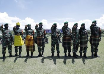 Wakil Bupati Asahan Hadiri Upacara Pengantaran Satgas Yonif 126/KC dalam Rangka Operasi Pengamanan Perbatasan Sektor Utara RI-PNG