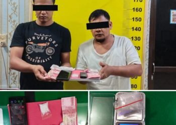Dua Pria Diduga Edarkan Sabu Diamankan Satnarkoba Polres Asahan