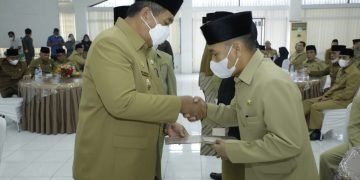 Bupati Asahan Lantik Pejabat Pimpinan Tinggi Pratama dan Pejabat Administrator di Lingkungan Pemerintah Kabupaten Asahan