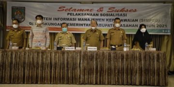 Pemerintah Kabupaten Asahan Gelar Sosialisasi SIMPEG Tahun 2021