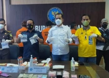 BNNK Asahan Amankan Tiga Orang Warga Kota Kisaran Salahgunakan Narkotika Jenis Sabu