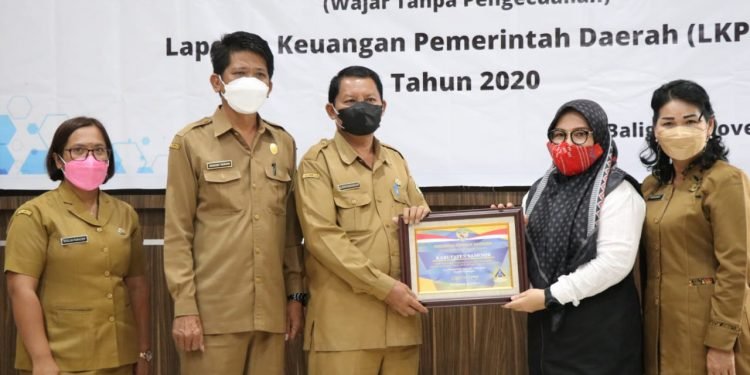 Predikat WTP dari BPK RI untuk kabupaten samosir Keempat Kalinya