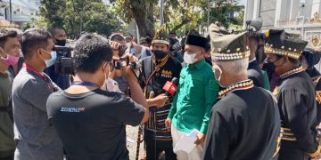 PT. DPM Diduga Zolimi Tanah Adat, Himmah Sumut Geruduk Kantor Gubernur Sumut…