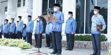 Pemkab Asahan Gelar Upacara Peringatan Hari Pahlawan Tahun 2021