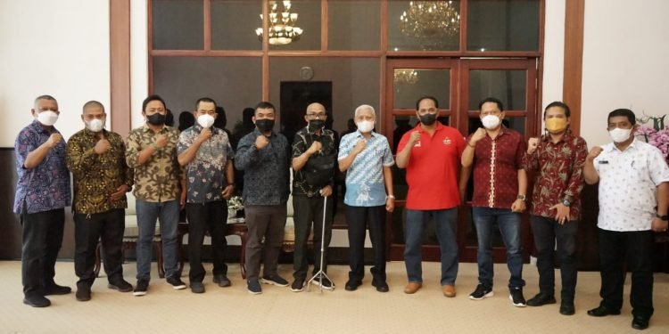 Perguruan Pencak Silat Merpati Putih Audiensi Ke Bupati Asahan