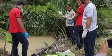 Warga Dusun V Purwodadi Setia Janji Dihebohkan Temuan Jenazah Bayi Dibuang Dipinggir Sungai Sitio