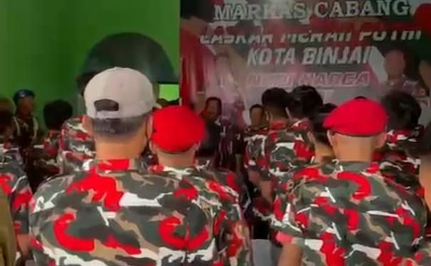 Ketua Markas Daerah LMP Sumut Berikan SK Kepada Ketua Markas Cabang LMP Binjai