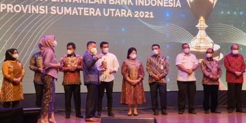 Walikota Pematangsiantar Terima Piagam Penghargaan Bank Indonesia Award (BI AWARD 2021)