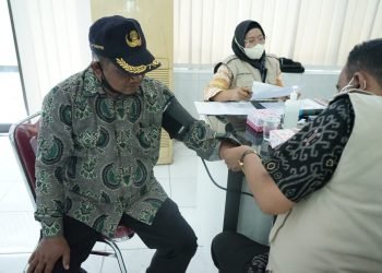Peringati HUT Korpri ke -50, Pemerintah Kabupaten Asahan Gelar Donor Darah Dan Vaksin Covid -19
