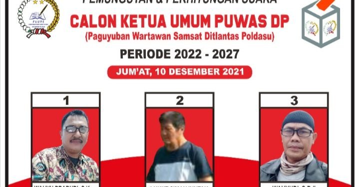 Jonatan Simanjuntak terpilih Sebagai ketua Paguyuban Wartawan Samsat Ditlantas Poldasu (PUWAS DP)