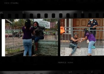 Sambut Nataru, Pemuda Peduli Siantar Berbagi Nasi Bungkus Untuk ODGJ