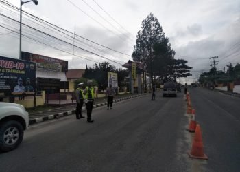 Polres Dairi Gelar Razia dan Sweeping Knalpot Blong