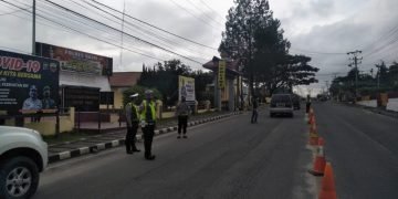 Polres Dairi Gelar Razia dan Sweeping Knalpot Blong