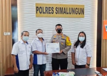 Dalam Pelaksanaan Operasi Lilin Toba 2021, SMSI Siantar Simalungun Apresiasi Kapolres Simalungun