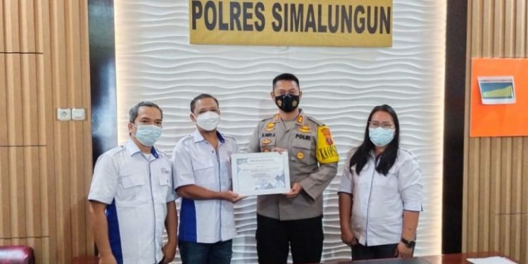 Dalam Pelaksanaan Operasi Lilin Toba 2021, SMSI Siantar Simalungun Apresiasi Kapolres Simalungun