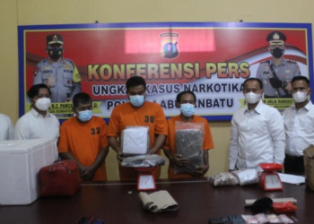 Polres Labuhanbatu Ungkap Peredaran Ganja Di Rantau Prapat