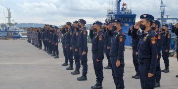 Kolaborasi Jaga Perairan Indonesia Patroli Bea Cukai Kepri dan Batam Bersama Lantamal lV Tanjung Pinang