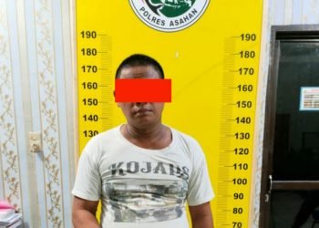 Satres Narkoba Polres Asahan Amankan Seorang Pria Pengedar Sabu di Kelurahan Kisaran Baru