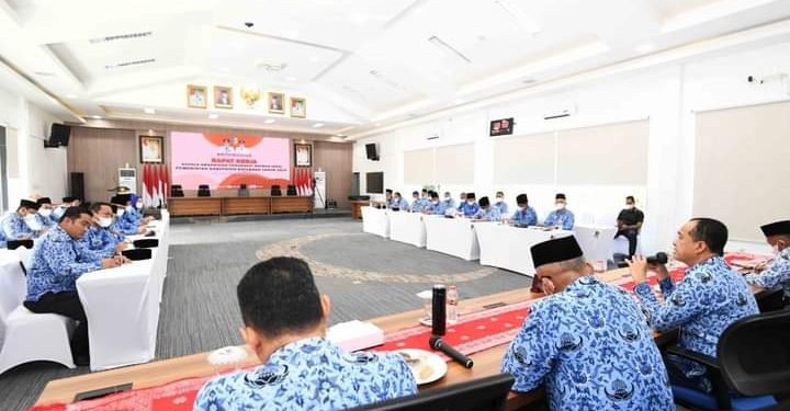 Bupati Kabupaten Batu Bara Ir. H. Zahir, M.AP Bersama OPD Gelar Rapat Kerja Tahun 2022