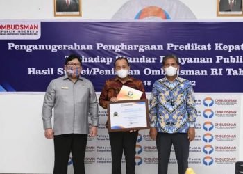 Pemerintah Kabupaten Batu Bara Terima Penghargaan dari Ombudsman Republik Indonesia