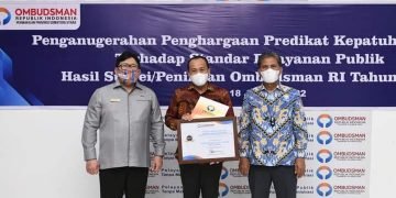 Pemerintah Kabupaten Batu Bara Terima Penghargaan dari Ombudsman Republik Indonesia