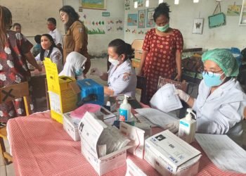 SD.Negeri No. 101769 Gelar  Vaksinasi Bagi Usia 6 – 12 Tahun Tahap Pertama