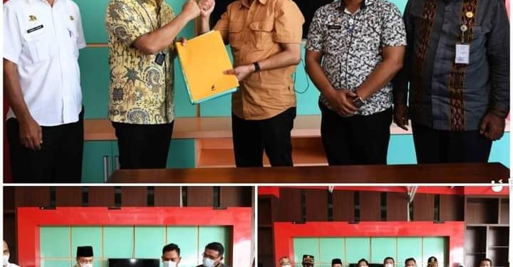 Badan Pertanahan Nasional (BPN) Serahkan Sebidang Tanah Tempat Pembangun Kantor Bupati Batu Bara