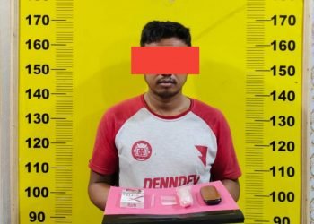 Sat Res Narkoba Polres Asahan Amankan Seorang Pria Pengedar Sabu Di Dusun 3 Desa Pule Pule