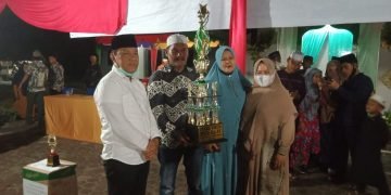 Desa Guntung Kecamatan Lima Puluh Pesisir Juara Umum MTQ Ke IV Tingkat Kecamatan Lima Puluh Pesisir