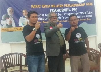 LPA Batu Bara dan Tokoh Nasional Pemerhati Anak Aris Merdeka Sirait Hadiri Rapat Kerja Lembaga Perlindungan Anak Sumatera Utara