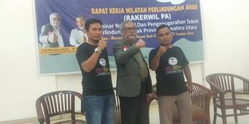 LPA Batu Bara dan Tokoh Nasional Pemerhati Anak Aris Merdeka Sirait Hadiri Rapat Kerja Lembaga Perlindungan Anak Sumatera Utara