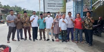 Bangun Sinergitas, Aliansi Masyarakat Peduli Desa Pematang Rambai Sambangi Kantor Kecamatan Nibung Hangus