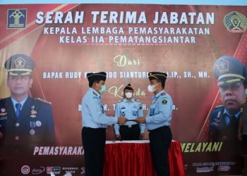 Serah Terima Sekaligus Pisah Sambut Kalapas Kelas IIA Pematangsiantar 