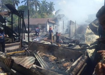 Tiga Unit Rumah Terbakar di Jalan Asahan, Ini Penyebabnya