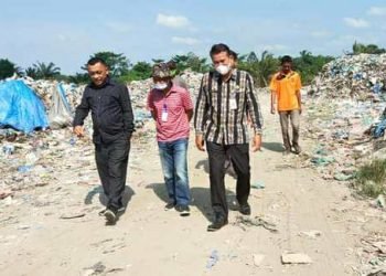 Tingkatkan Kebersihan Lingkungan, Stafsus Bupati Batu Bara Kunjungi TPA Pasar Lapan