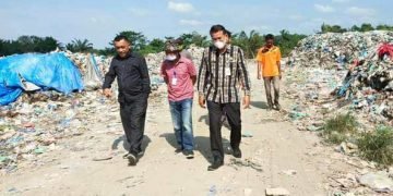Tingkatkan Kebersihan Lingkungan, Stafsus Bupati Batu Bara Kunjungi TPA Pasar Lapan